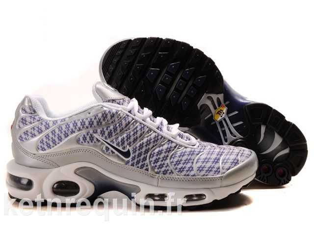 Air Tn Bleu Et Noir Claque Seule Et Logo Noir